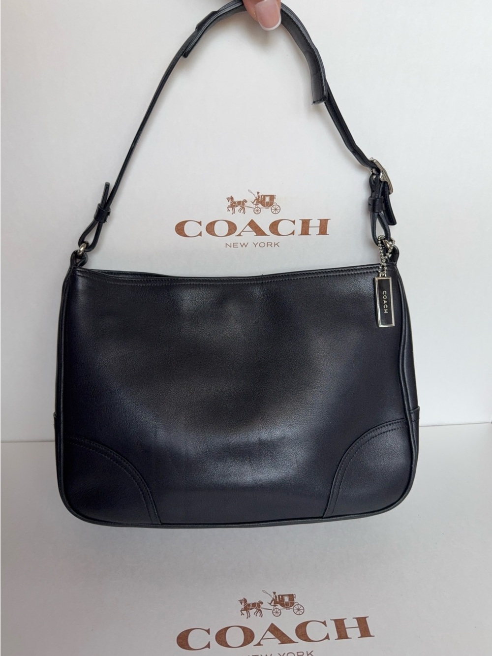 Coach vintage leather  8148 shoulder bag purse